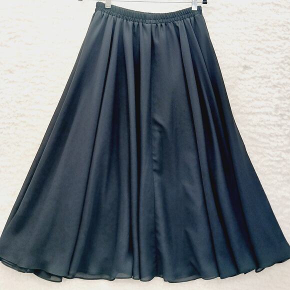 Skirt Maxi Nah Chiffon Goth Witchy Fairygoth Dark Soft Grunge Mob Wife Size PS - Picture 2 of 11
